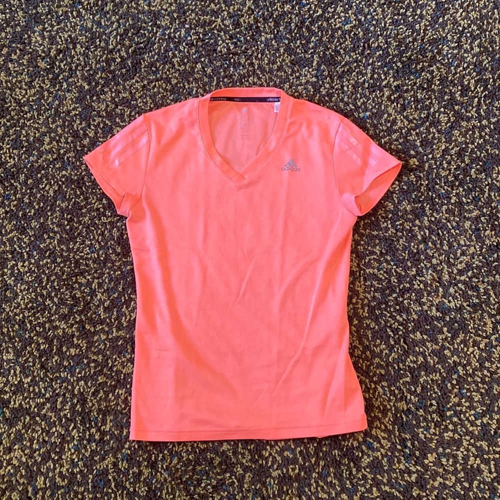 Pinkish orange workout top